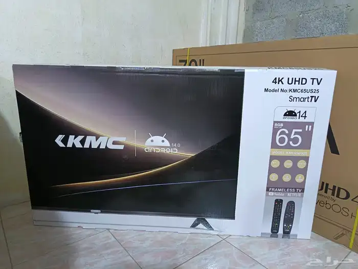 شاشات تلفزيون kmc سمارت 4k سعر الجملة يوجد تابي تمارا أقساط 17
