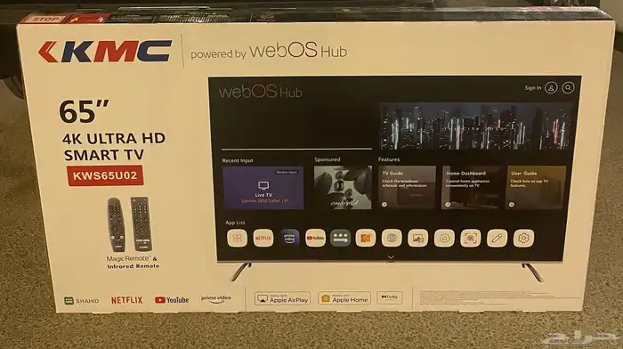 شاشات تلفزيون kmc سمارت 4k سعر الجملة يوجد تابي تمارا أقساط 14