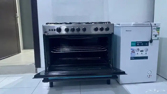 للبيع فرن وفليزر شبه جديده 2