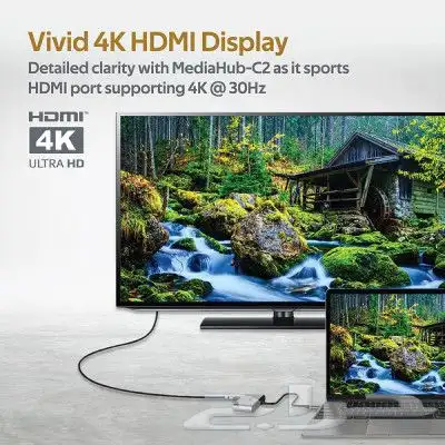 محول شاشة USB-C عالي الوضوح يدعم الفيديو HDMI 3