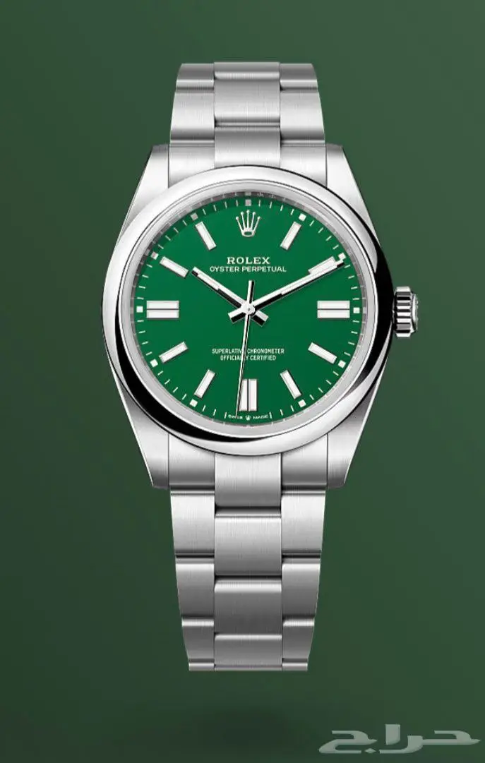 رولكس جديدة خضراء OP41 Rolex اصلية غير مستخدمة 0