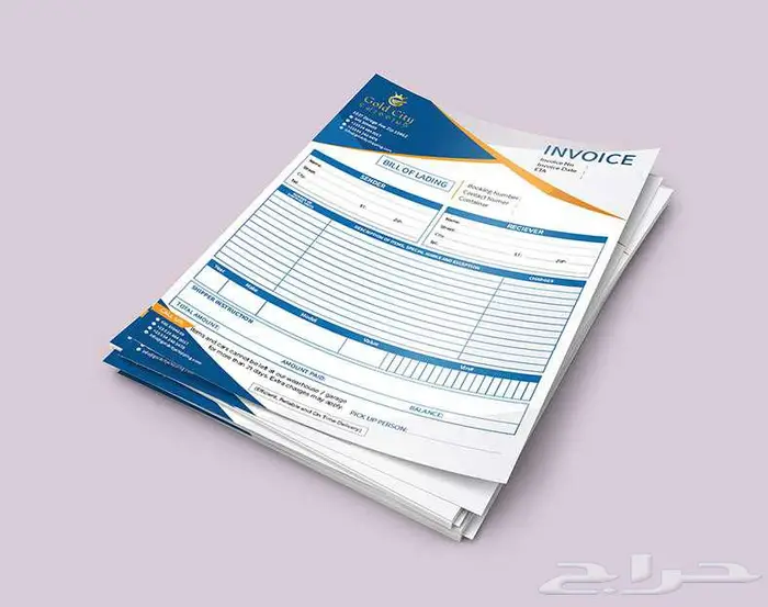 طباعة فواتير وكروت واستكر وبنر 5