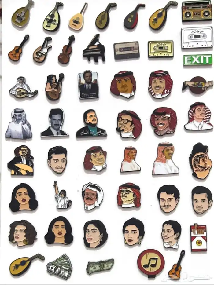 ملصقات - بروشات - استكرات معدن 3m 8