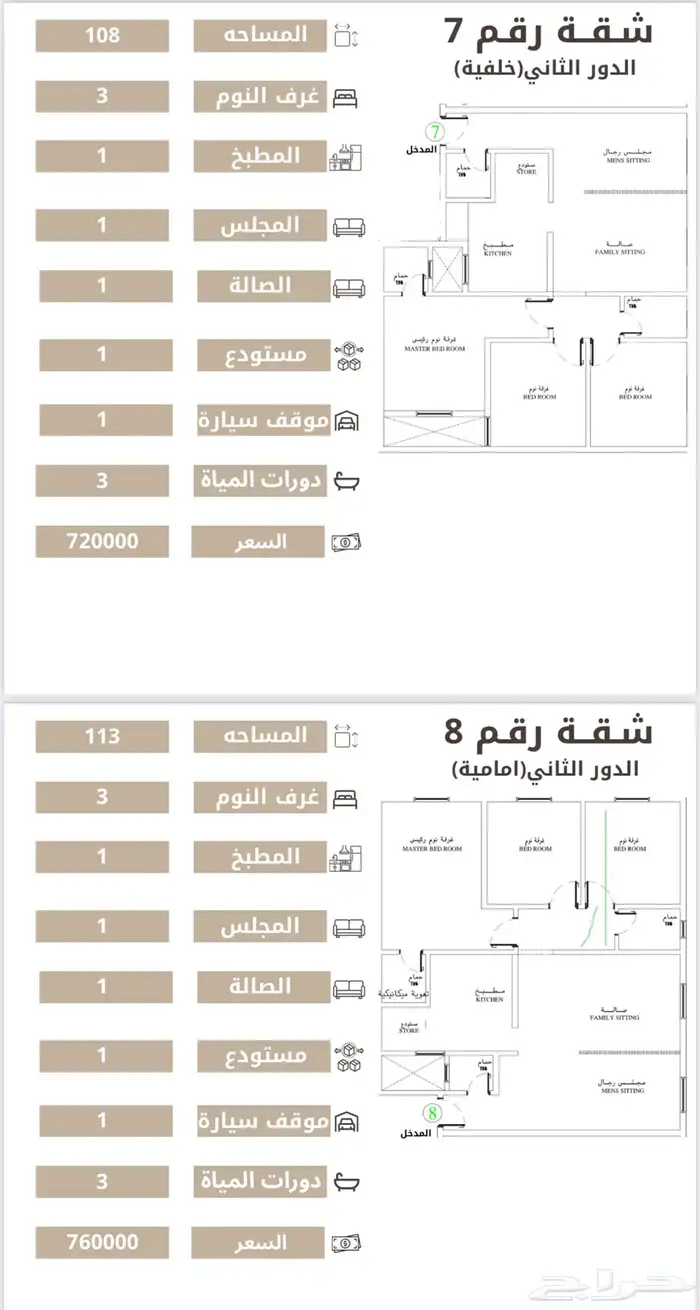 شقق تمليك للبيع 1