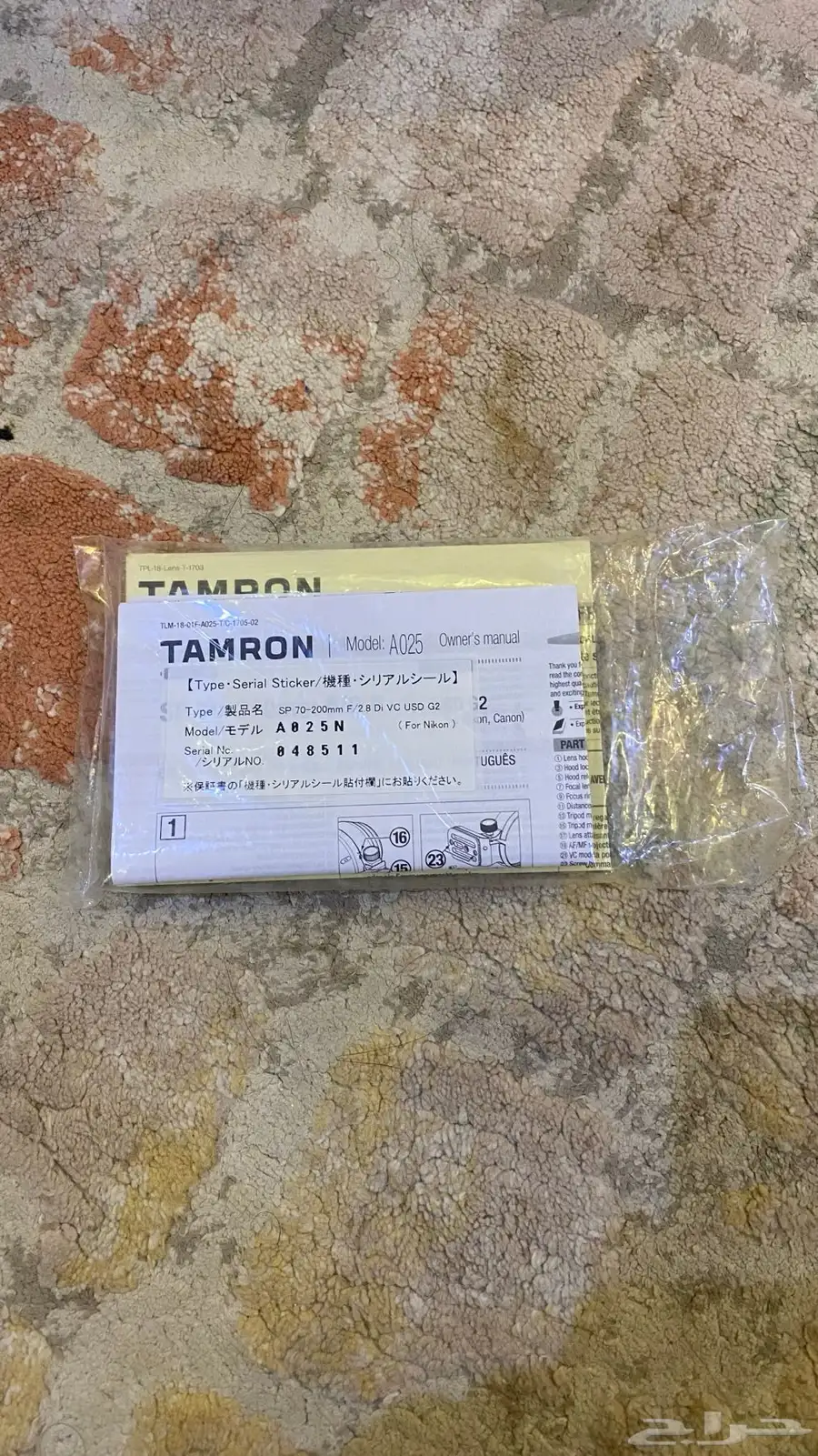 عدسة نيكون Tamron 70-200 f2.8 G2 نظيفة جدا 5