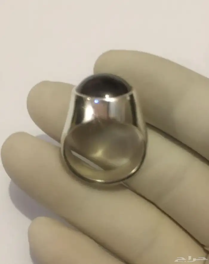 خاتم غارنيت نجمي صياغة يدوية فاخر 6