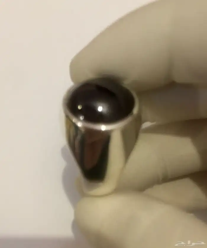 خاتم غارنيت نجمي صياغة يدوية فاخر 3