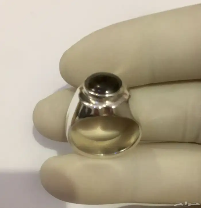 خاتم زفير أسود نجمي صياغة يدوية 2