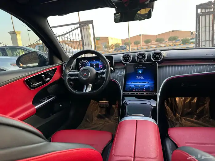مرسيدس c200 فل كامل 2023 عداد 50 الف amg 18