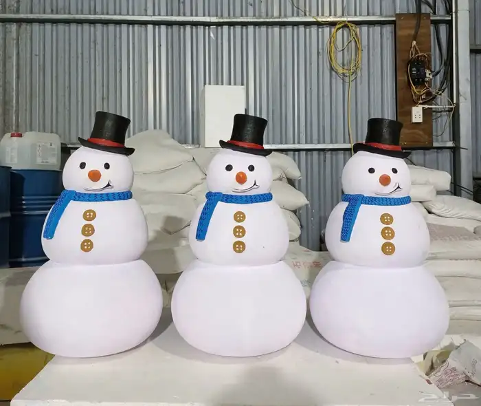 نحت مجسمات بابا نويل 2