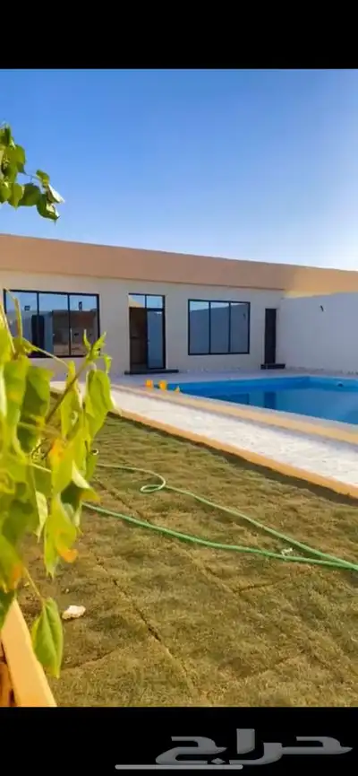 استراحة برفحاء للإيجار اليومي مسبح مؤثثة رفحاء 4
