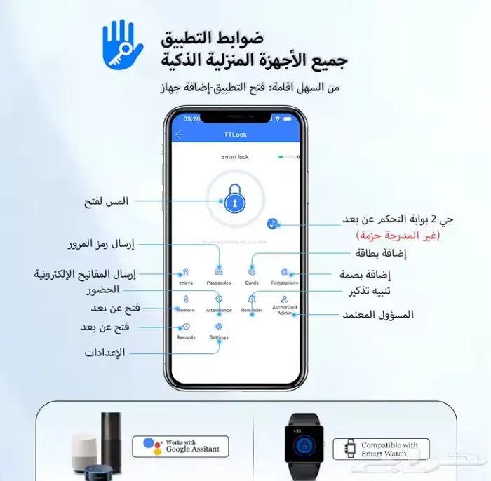 قفل الباب الذكي 3
