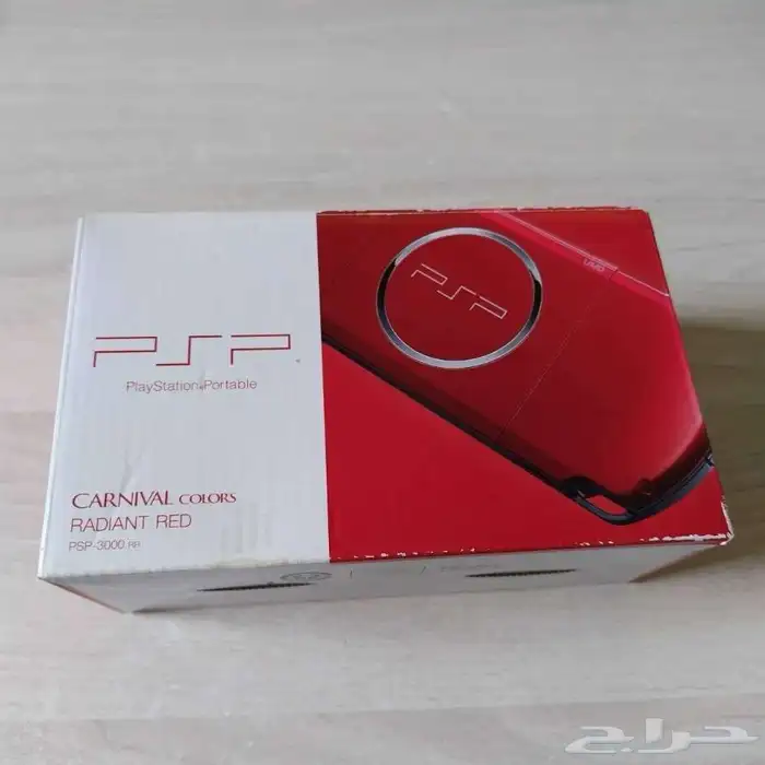 جهاز PSP3000 ياباني اصلية احمر شبه جديد 2