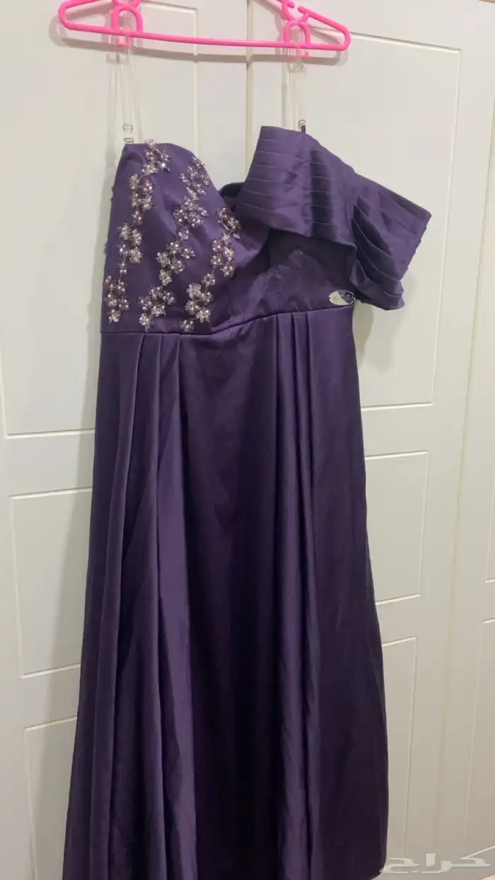 فستان بنفسجي للبيع السوم 350 يلبس 1XL إلى 4XL 0