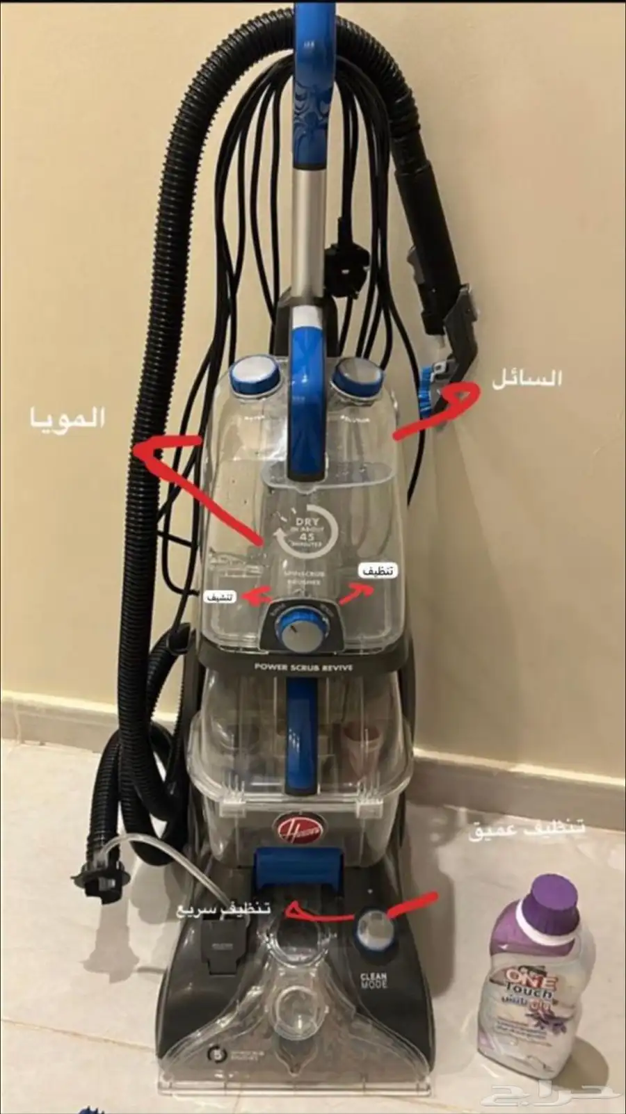 مكنسة تنظيف عميق للإيجار اليومي 0