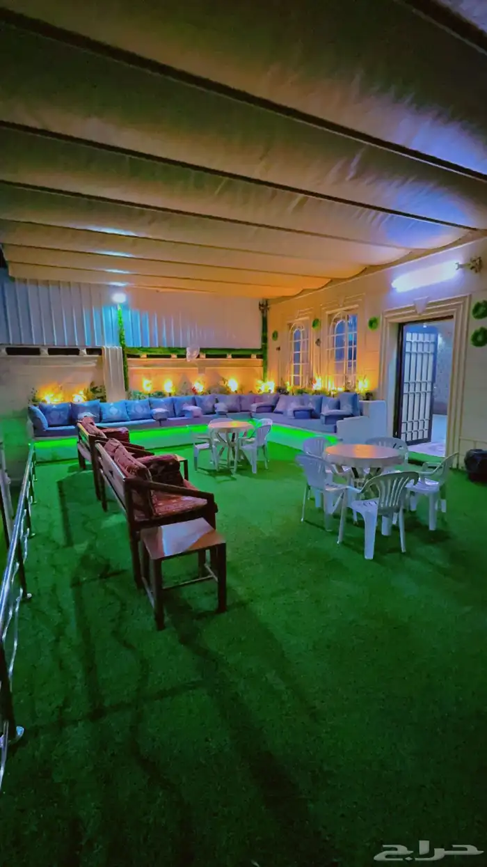 استراحة قسمي بمسبحين كبار وصغار وألعاب مائيه وملعب صابوني 19