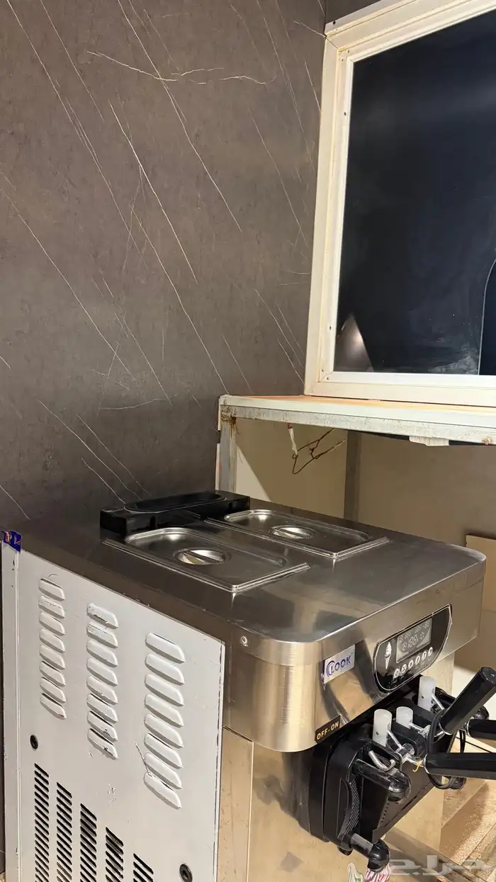 مكينه اسكريم جديده استخدام شهر فقط 2