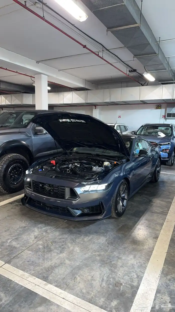 تم البيعFord Mustang DarkHorse 2025 Blue Amber 0