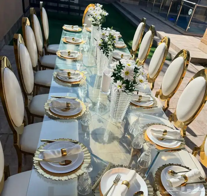 طاولات استقبال طاولات طعام سماعات مداخل استقبال مريات 13