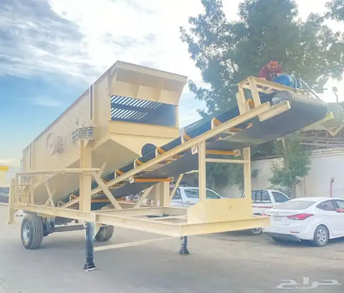 غربال موبايلي جديد مع مولد ومعدات للإيجار الرياض 0