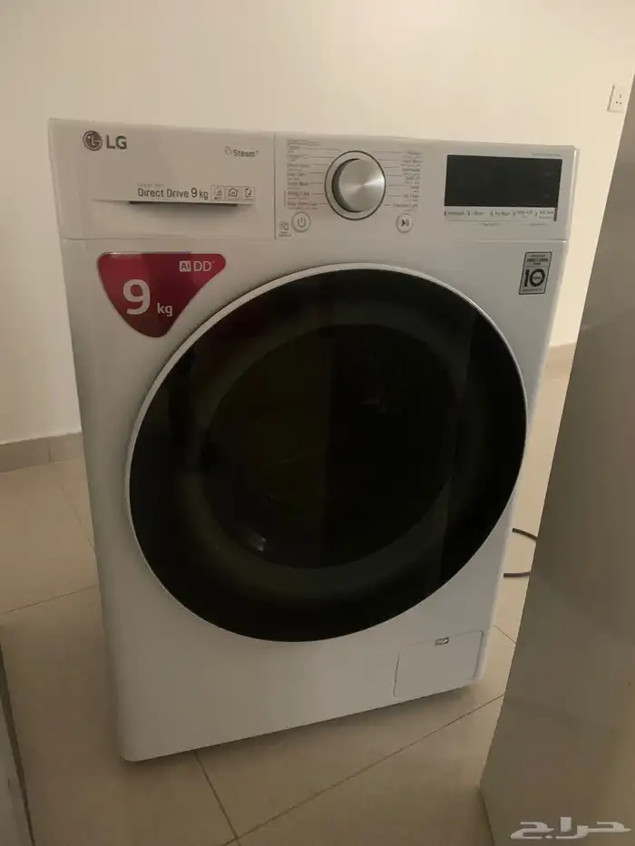 غساله Lg للبيع 9 كيلو 0