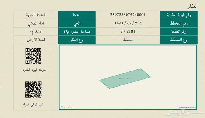 أراضي للبيع في ابيار الماشي المدينة المنورة( نستقبل عروضكم ) 1