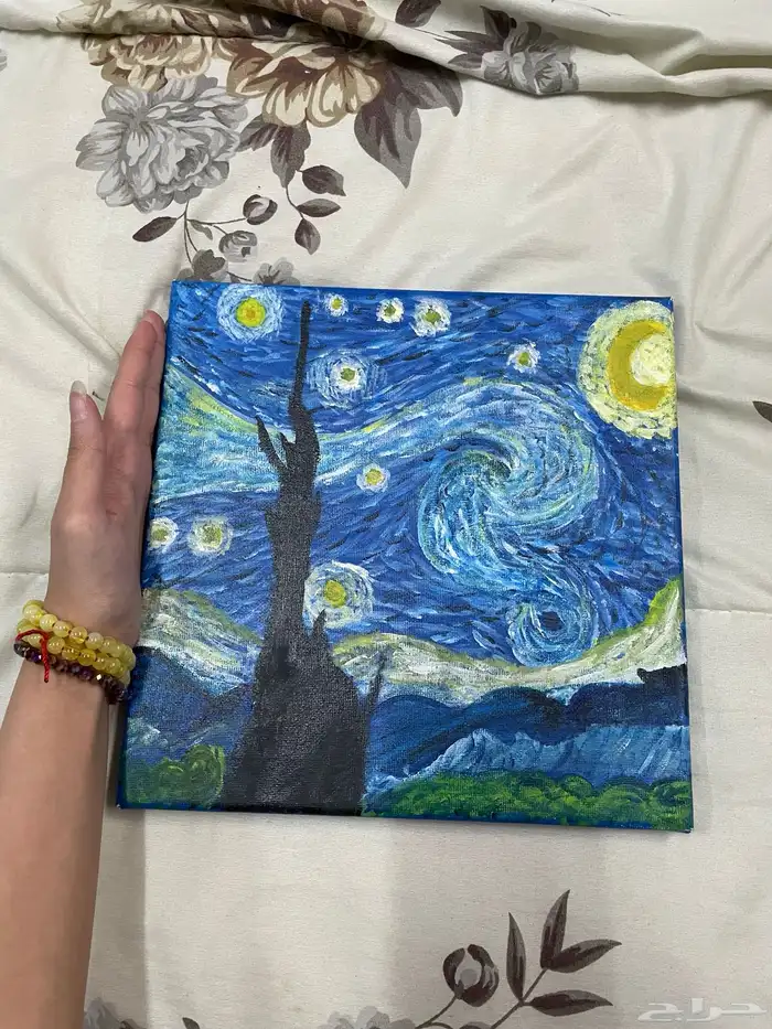 لوحه صغيره رسم يد للبيع 1