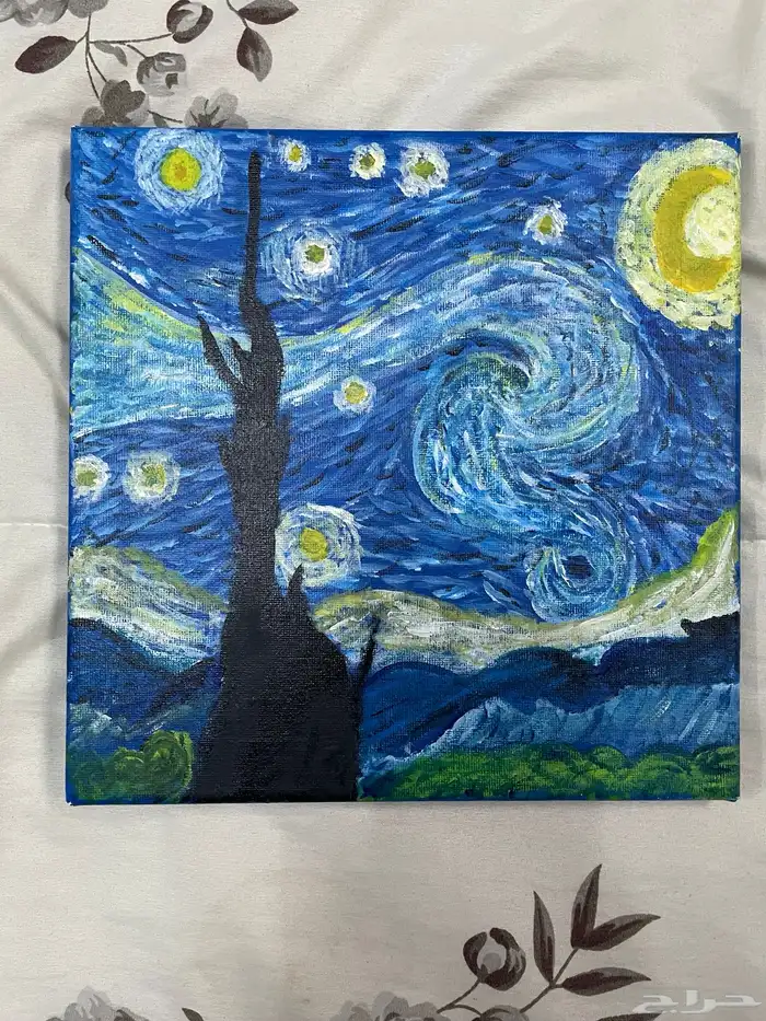 لوحه صغيره رسم يد للبيع 0