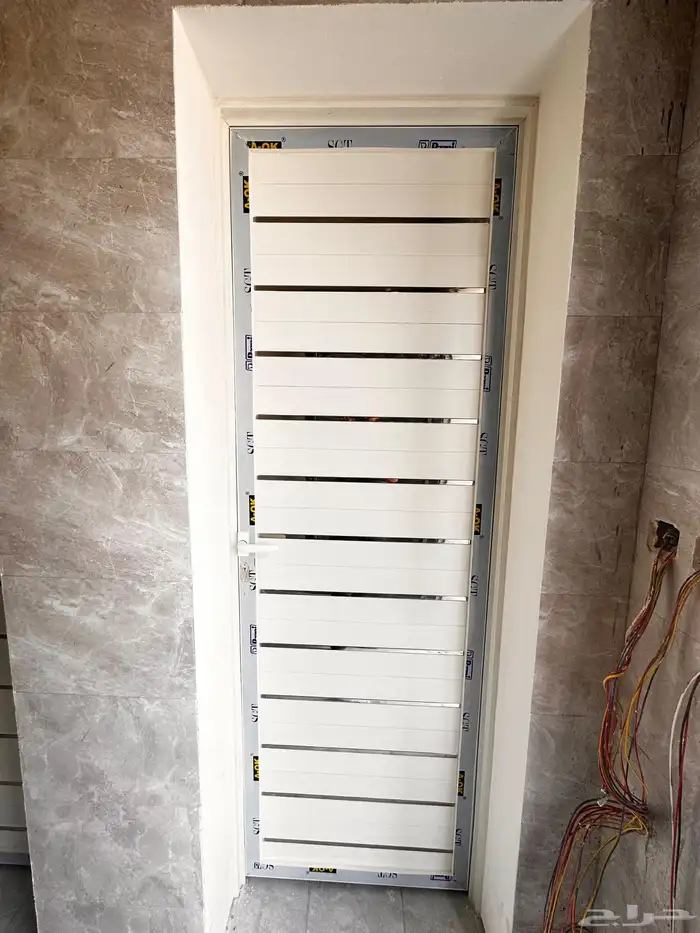 new design aluminum door and iron claiding door 4