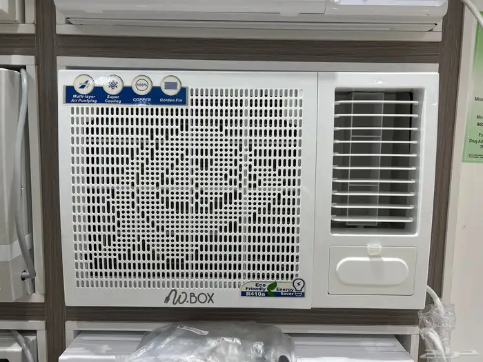 مكيف شباك دبليو بكس 18 الف نحاس كامل 0