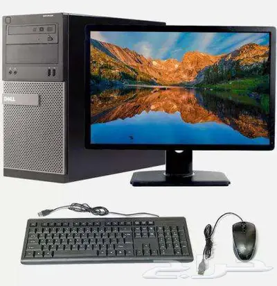 كمبيوتر ديل مكتبي كور i5 شاشة 19 انش جميع الملحقات 0