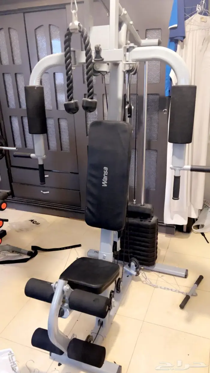 أجهزه رياضيه المتكامل البار الأوزان وجهاز بطن ( سكس باك ) 0