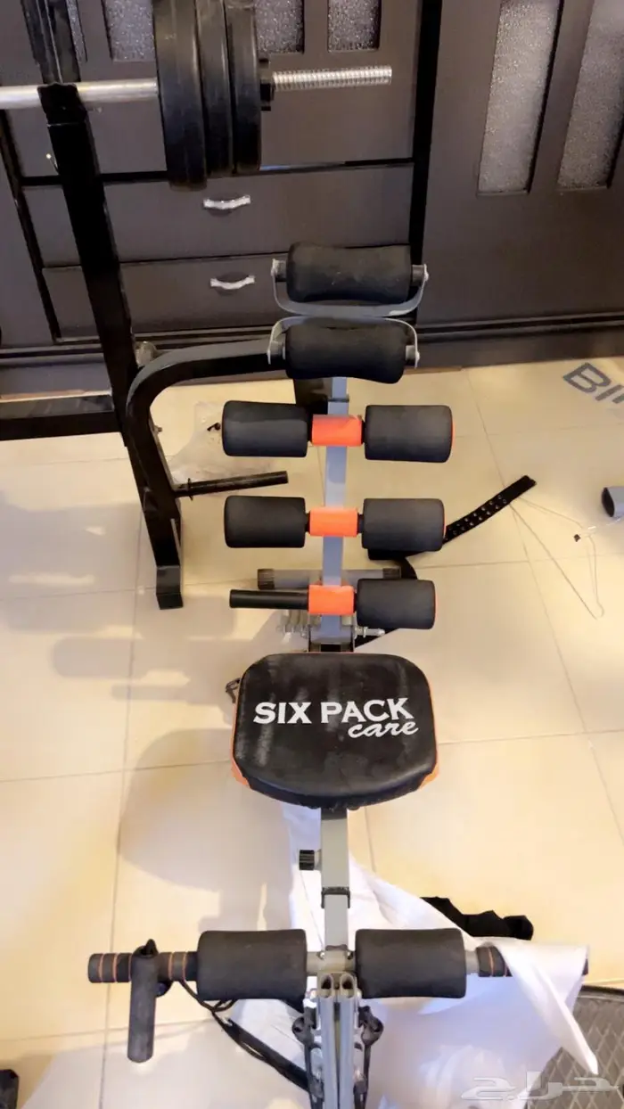 أجهزه رياضيه المتكامل البار الأوزان وجهاز بطن ( سكس باك ) 2