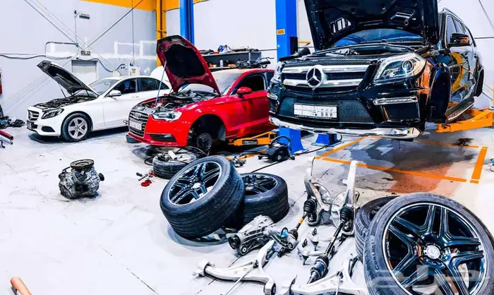 صيانة مرسيدس Mercedes معتمد برمجة توضيب فحص شامل 0