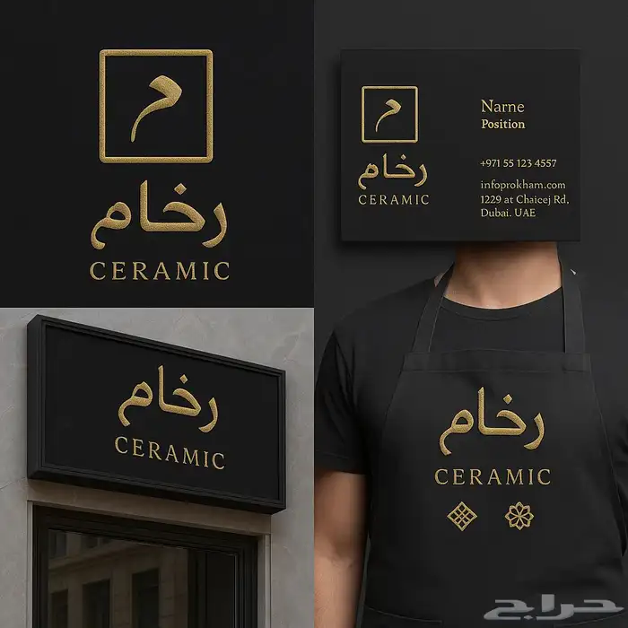 تصميم لوجو وهويه بصريه 0