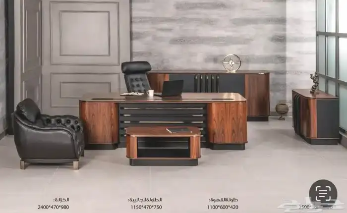 فخم جديد مكاتب متوفر في كل مقاس و كل الوان و مع دولاب 20
