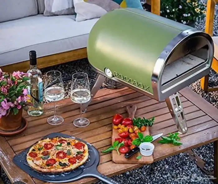 فرن بيتزا روك بوكسGozney Roccbox باللون الزيتي Olive Green 0