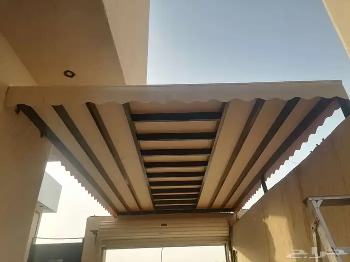 حداد مظلات كراج وسواتر جدار سندويتش بنل 8