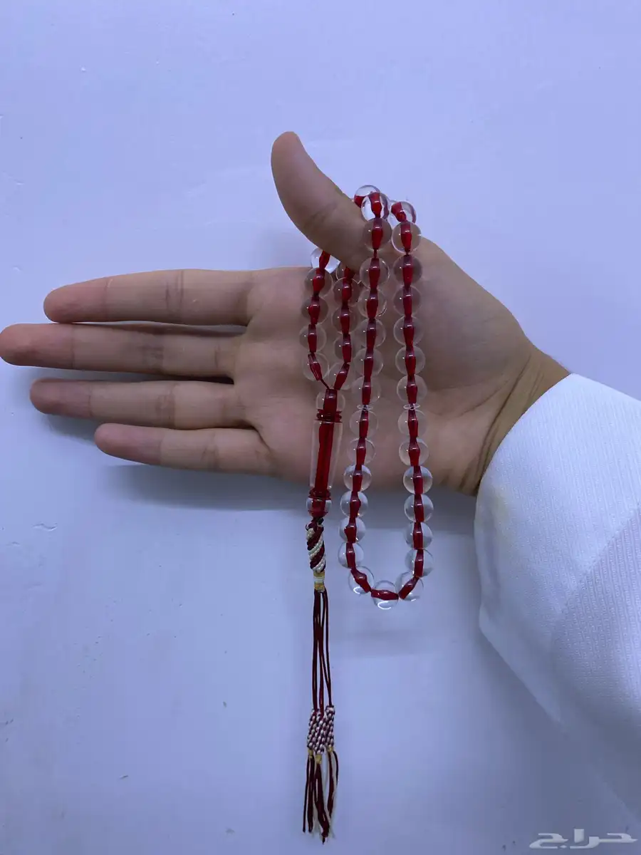 سبحه بكلايت حمرا ب كركوشه حمرا مشالله لونه فخم 1