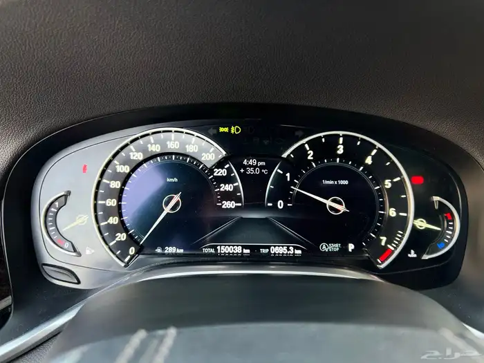 بي ام دبليو 730Li قمة النظافة 2017 بحالة الوكالة 21