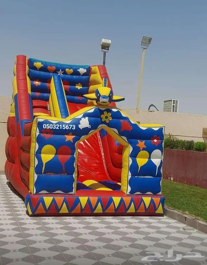 اجار نطيطات ملعب صابوني نطيطه زحلبقه مائيه في الرياض 1