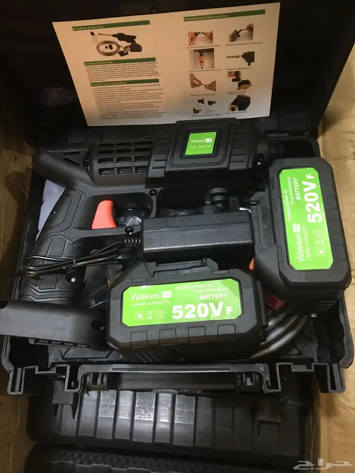 مضخة غسيل السياره بطاريه 0