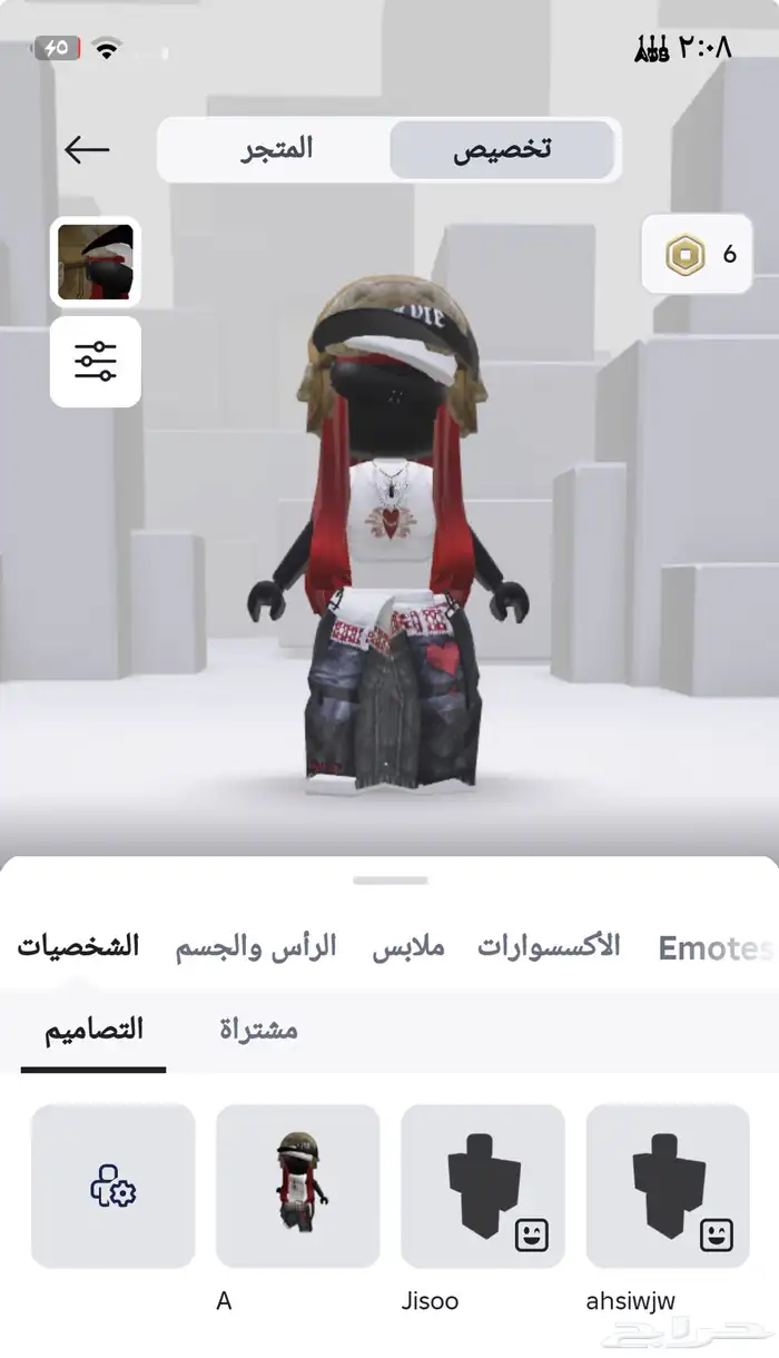 حساب ب روبلوكس مستوى قوي في نص المابات 12
