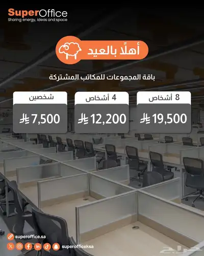فرصتك فانتهزها مكاتب مؤثثة بالكامل للايجار بالرياض 6