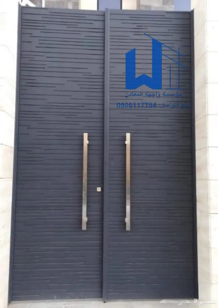 أبواب كلادينج أبواب حديد أبواب سحاب درابزين 33