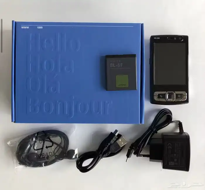 جوال n95 مطور بكامل اغراضه شغال قليل الاستخدام فلندي اصلي 0