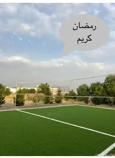 استراحه في النماص بملعب للايجار الاسبوعي والشهرى 8