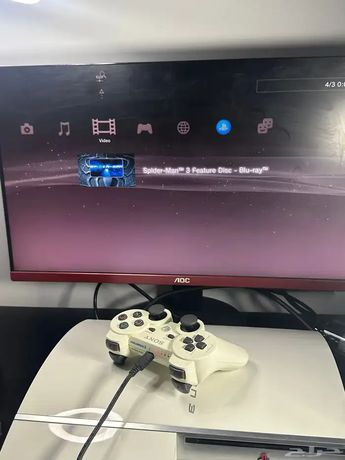 PlayStation 3 Sony بلايستيشن ثري سوني 3 ابيض فات phat white 6