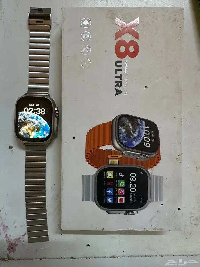 ساعات الأولىX8 ULTRA والثانية ابل الجيل3 6