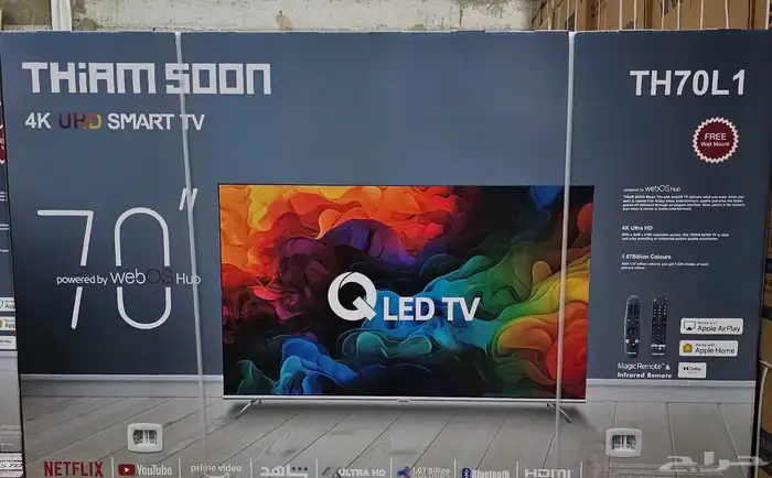 شاشة تامسون ضد الكسر سمارت 4k QLED ارخص اسعار تابي تمارا 11